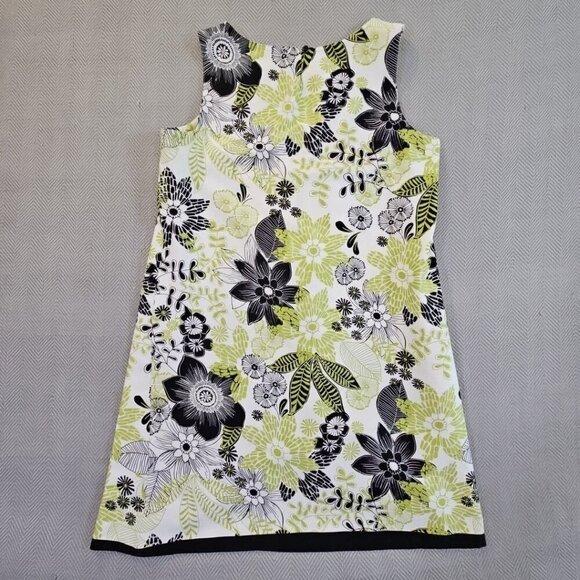 Elementz Casual Shift Dress Size Large Spring Summer Floral Sleeveless Stretch - Picture 12 of 14